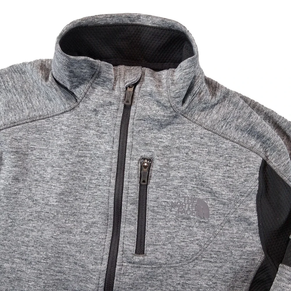 The North Face Pullover Womens XS Grey 1/4 Zip FlashDry Athletic Mesh 19912